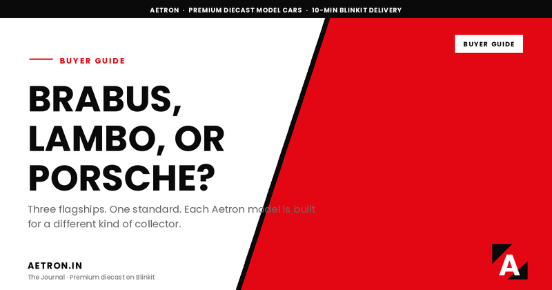 Which Aetron Model to Buy — Brabus, Lambo or Porsche — Aetron Journal social card