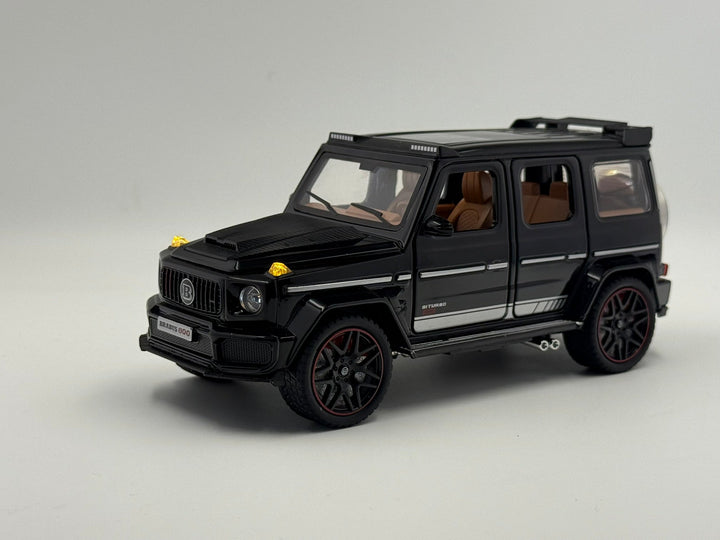 Aetron Brabus G800 1:32 diecast model in gloss black, front three-quarter view