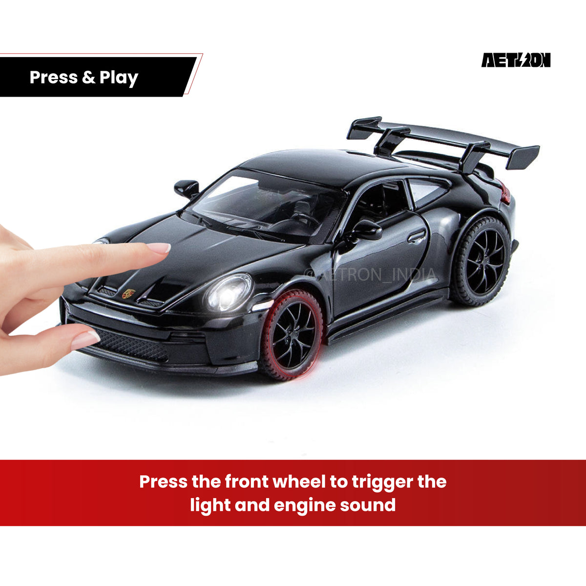 Aetron Porsche 911 GT3 1:32 Diecast Model — image 7