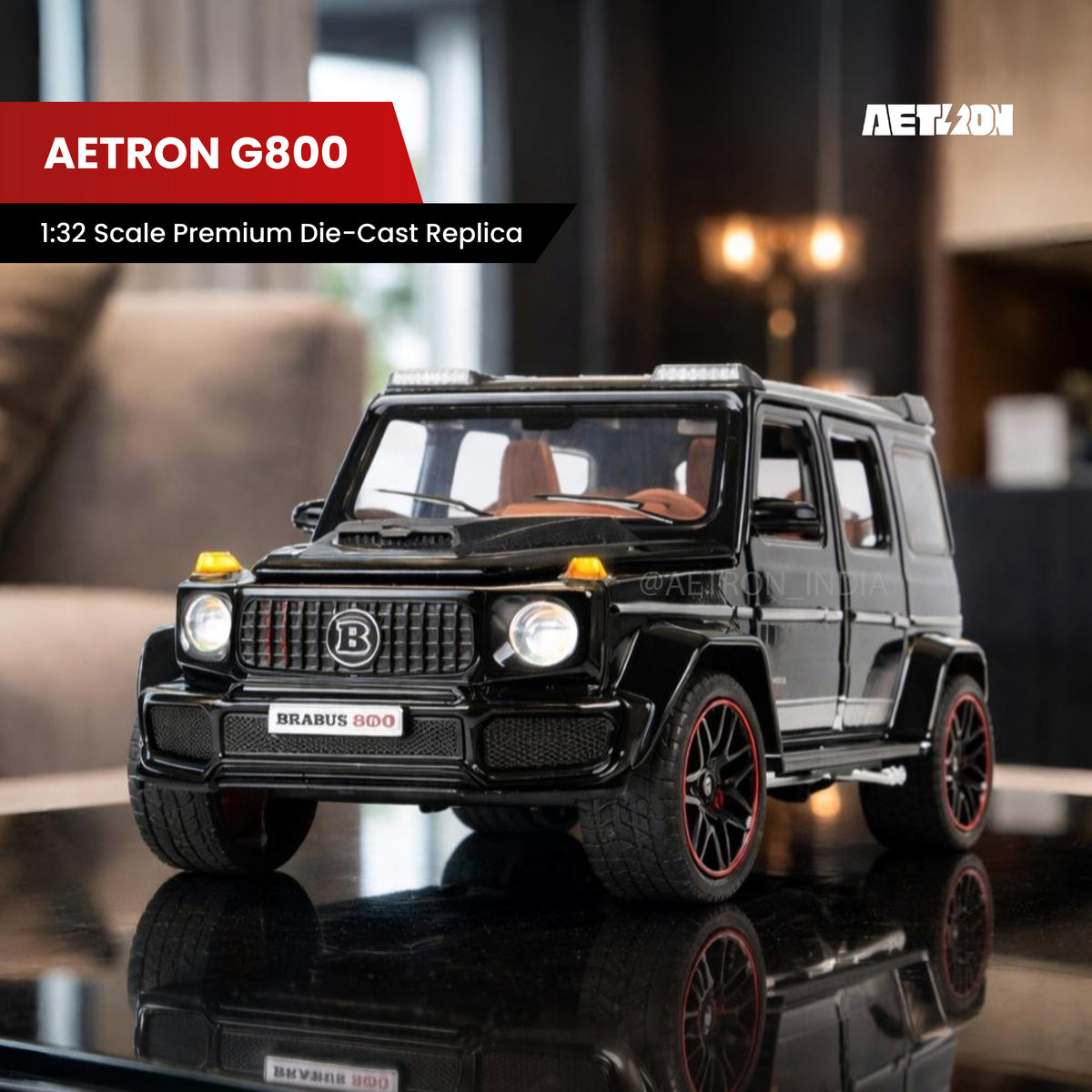 Aetron Brabus G800 SUV 1:32 Diecast Model — image 2