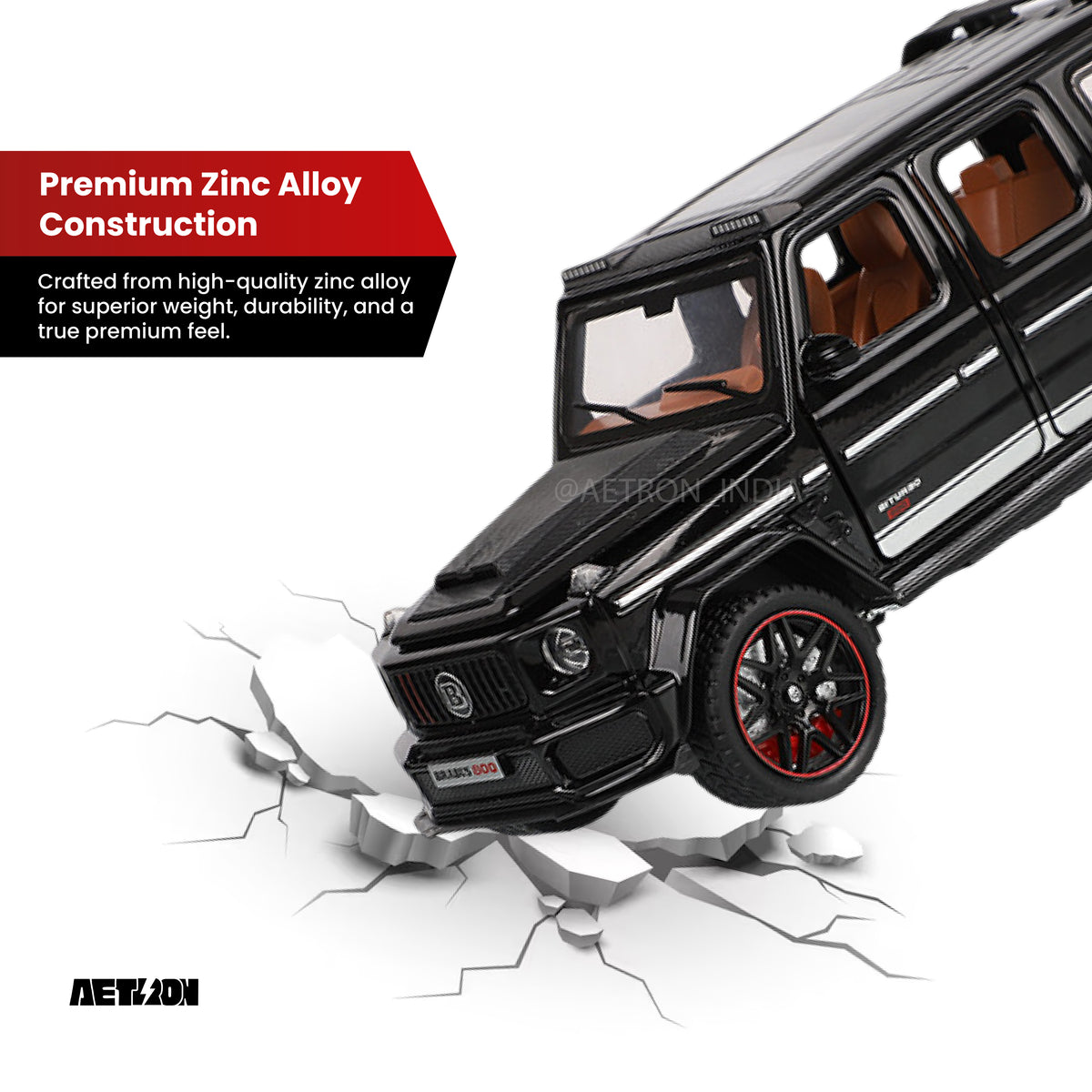 Aetron Brabus G800 SUV 1:32 Diecast Model — image 5