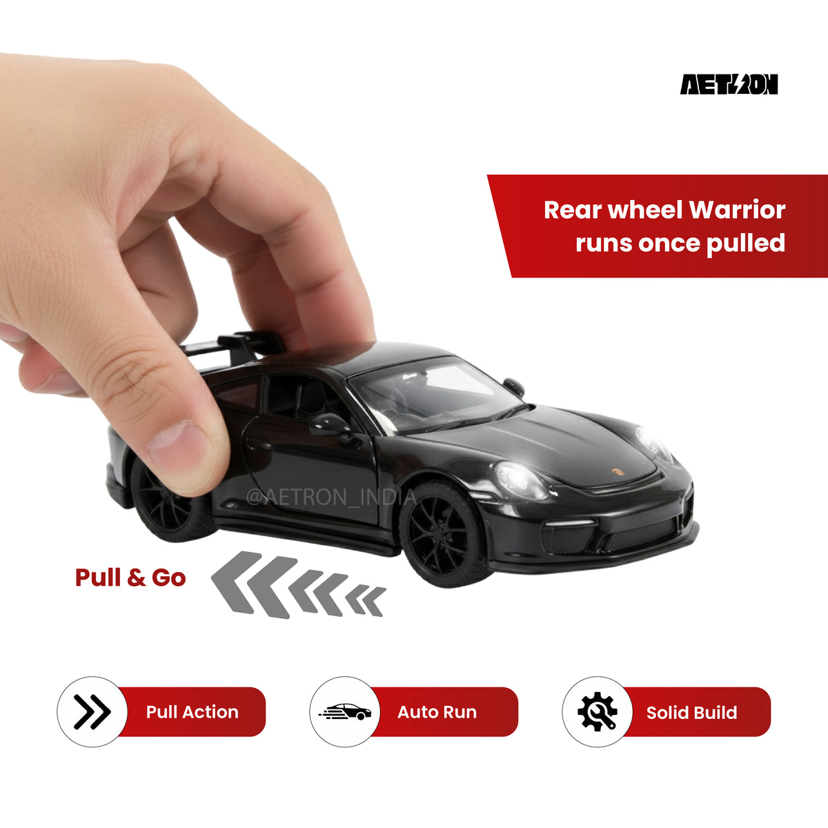 Aetron Porsche 911 GT3 1:32 Diecast Model — image 6